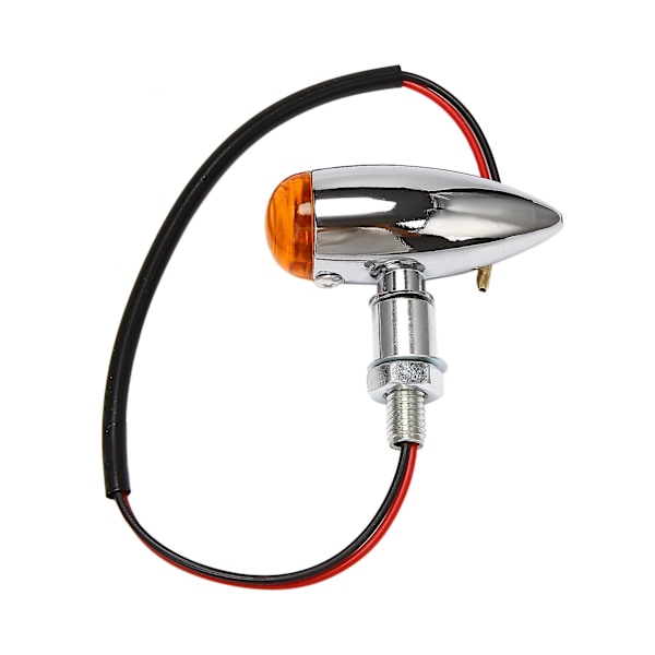 4 stk/sett Krom Motorsykkel - Blinklys Indikatorlys Lampe Universal for ///