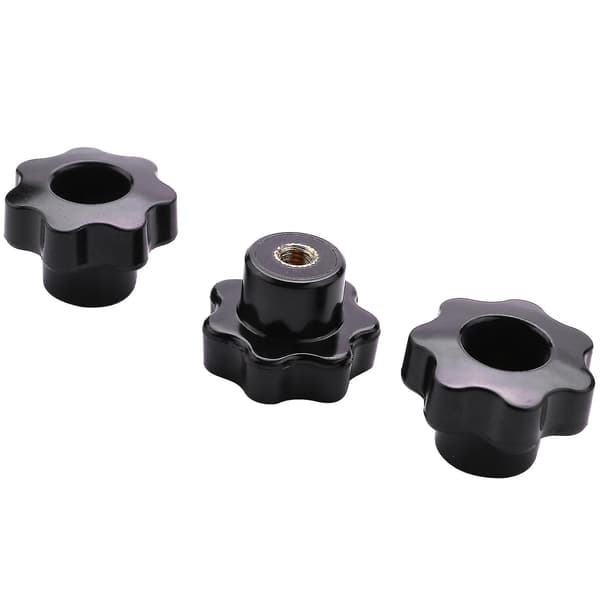3 st M6 Handjusterande mutter Träplommonbult (32 mm ytterdiameter)
