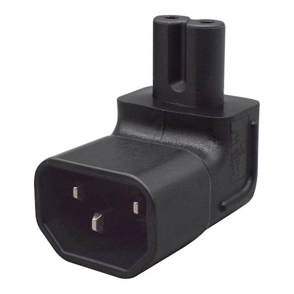 IEC320 C14 till C7 Strömadapter PVC-omvandlare för UPS-uttag Serverdator