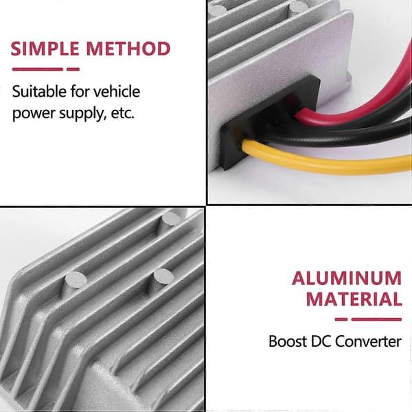 12V TIL 24V 15A 360W dc dc omformer 360W Step up DC Omformer