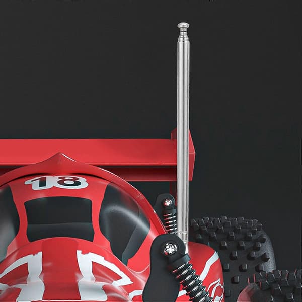 RC-modellbil 5 Silver 5-sektion 3 mm utvändig gängad expansionsantenn