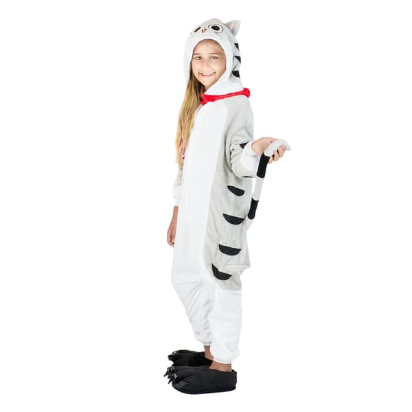 Gul Onesie barn 068pcN katt 122-128