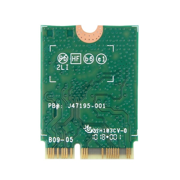 9560NGW WiFi-kort + Antenne 1730Mbps Trådløs AC 9560 Dobbelt bånd 2.4G + 5G BT 5.0 802.11Ac M.2 CNVI 9560
