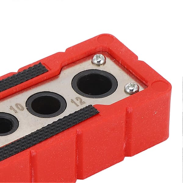 Håndholdt Borguide 2 til 12 mm Trebearbeiding Boringslokalisator Tre Doweling Hullguide