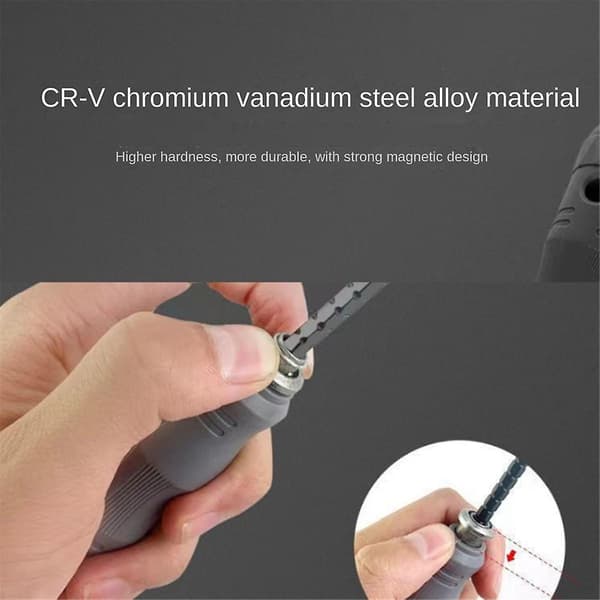 17-i-1 Multifunktionell Precisionsskruvmejsel Specialformad Triangulär Skruvmejsel Magnetisk Skruvmejsel