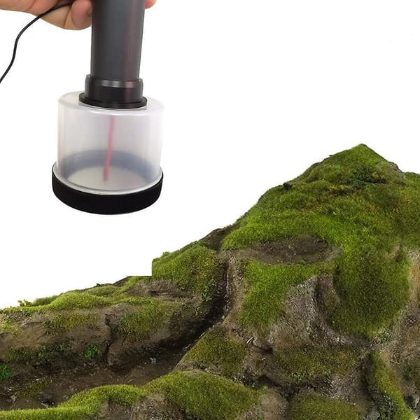 ABS Mini Statisk Gressflokkapplikator med Sklisikkert Håndtak for DIY Scenic Modellering Sandbord