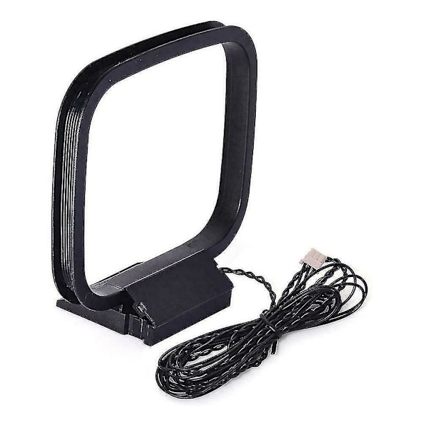 1 stk. AM/FM Loop Antenne 3-benet Stik Til HIFI Receiver Audio System .DECO.