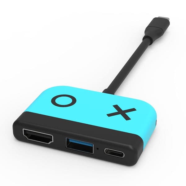 3 I 1 Switch Hub Usb3.0 Switch Base Dockingstation Type-c Til Hd Skærm Projektor Konverter Til Sw