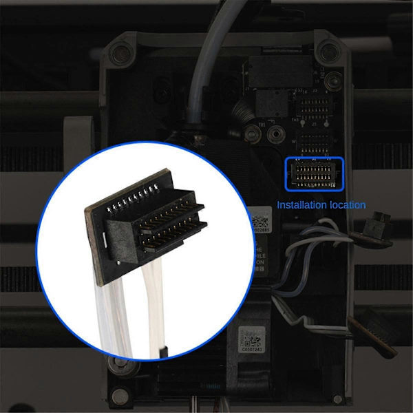 Termisk sensor og keramisk varmeelement for Bambu Lab P1P P1S, 24V 48W varmeelement for 3D-utskrift, termisk sensor, hotend