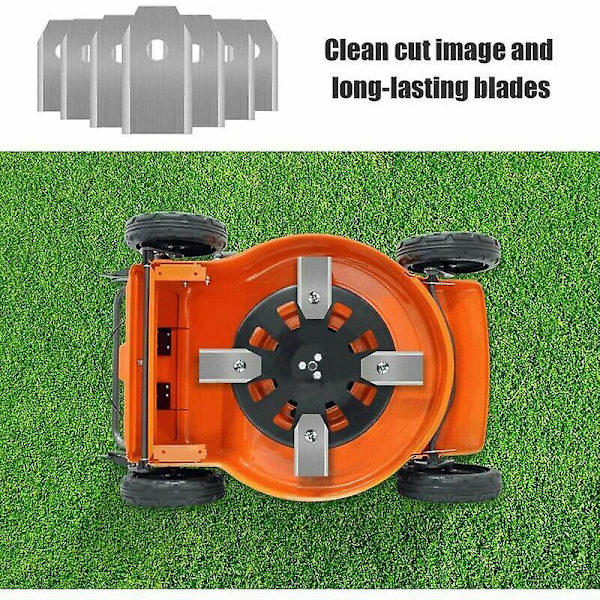45 titaaniterää kaikkiin Husqvarna/Automower/Yardforce/Gardena-robottiruohonleikkureihin (3g-0,75 mm) 45 ruuvilla, varaterät malleihin 105, 310, 315, 320