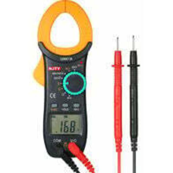 Digital Tangamperemeter, Auto Range, 2000 Tællinger - Kapacitans, Kontinuitet, Hørbar, Multimeter, Testpen, Tangamperemeter