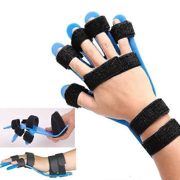 Hand- och handledsstöd för fingrar, förlängd typ, för stroke, hemiplegi, handskensfixering, träningsstöd, korrigeringsplatta