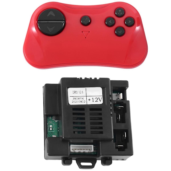 DR01 V2.6 390MYK 12V 2.4G Bluetooth-kaukosäädin ja vastaanotin lasten sähköautoille