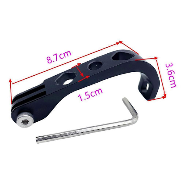 CNC Aluminium Legering Lygtebeslag til Kamera Beslag til Cateye Foldbar Cykel, Guld