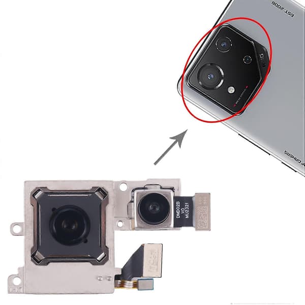 For Asus ROG Phone 8 AI2401 Bak Kamera