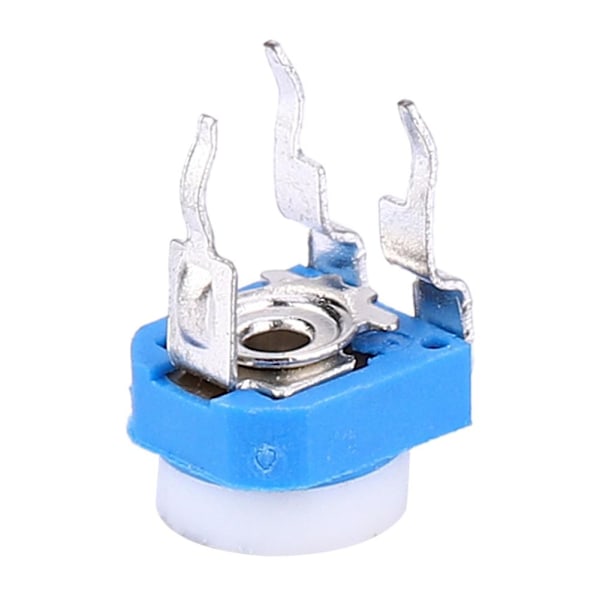 50 st 100-2000K¦¸(50K) Hög Precision Horisontell Blå Vit Potentiometer Variabel Resistor