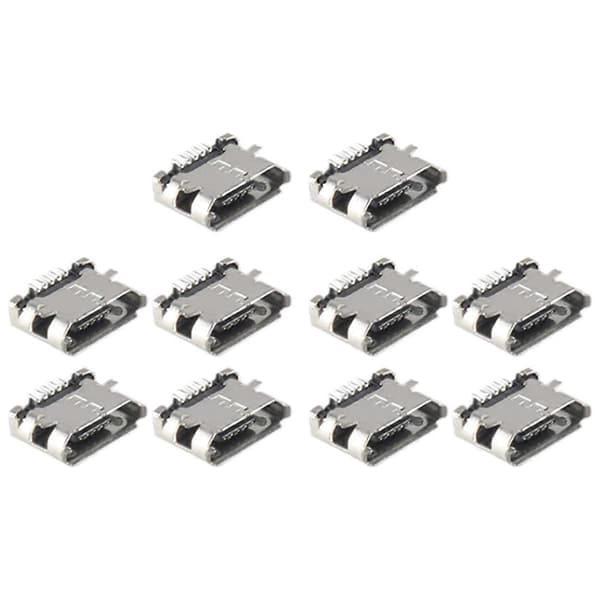 10 kpl Varaosat Tyyppi B Micro USB Naarasliitin Porttipistoke