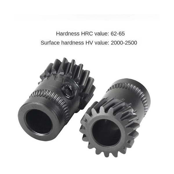 Helisk Gear Høj Styrke Støbestål Materiale Gear Til Mini V1 V2 Dobbelt Gear Ekstrudere 3D Printer