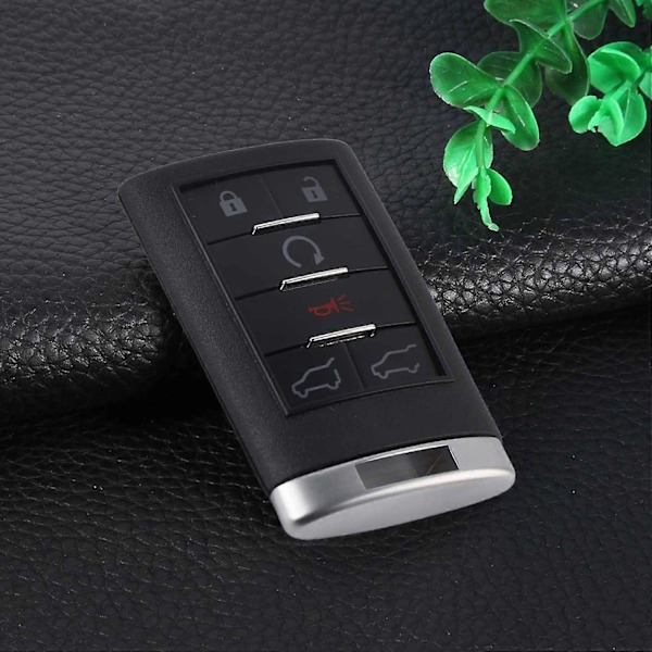 Erstatning 6 Knapper Smart Nøkkelfri Fjernkontroll Nøkkelhus Fob For Cadillac Escalade
