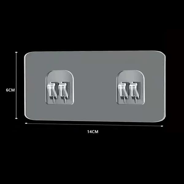 HOOK STICKERS Tape with HOOKS for BATHROOM KITCHEN SHELF Self-adhesive