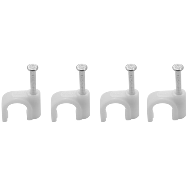 300 kpl Kaapeliklipsi Seinäjohtonaula Ethernet-kaapelille Rg6 Rg59 Cat5 Cat6 Rj45 Tv-johto