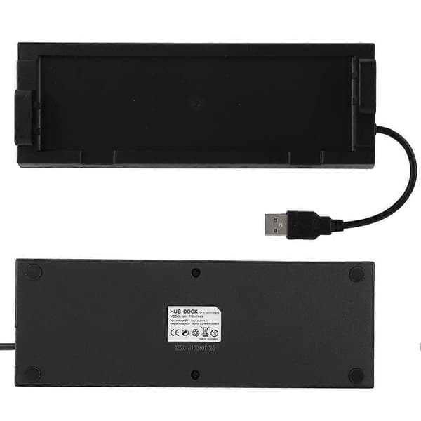 Spillkonsollholder Ekstern Splitter Utvidelsesadapter 4 USB 2.0 HUB Dock for Nintendo Switch