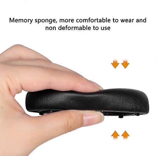 1 par ørepuder til Bowers & Wilkins Px8 proteinlæder + memory foam ørepuder - FARVE: Blå