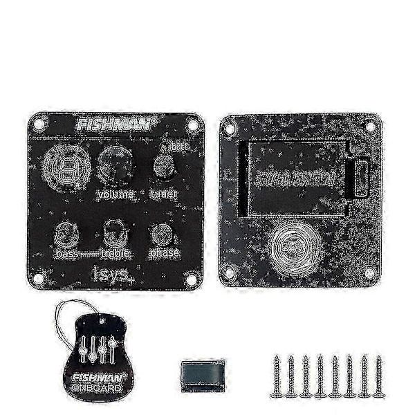 Fishman Presys Blend Akustisk Gitar Pickup Preamp med Piezo Mikrofon og EQ Stemmer