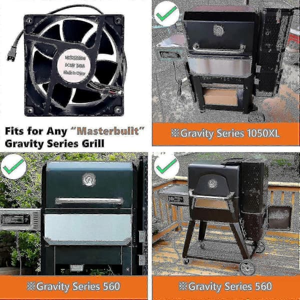 Blæser til Masterbuilt Gravity Series 560/800/1050 Xl Digital Kulgrill Røgovn