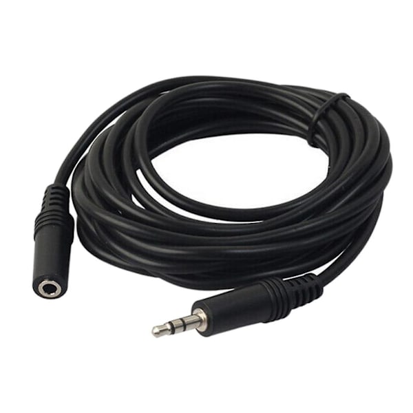 3,5 mm 1/8\" Han-Hun Stereo Hovedtelefon Kabel Snor Stik Ny 10m