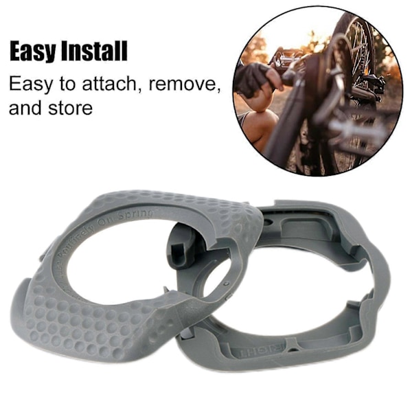 Sorte Walkable Cleat Beskyttere/Beskyttelse Passer til wahoo Light