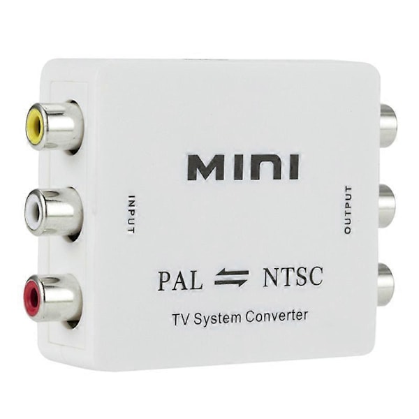 Mini PAL NTSC Kaksisuuntainen TV-järjestelmämuunnin PAL - NTSC NTSC - PAL Kaksisuuntainen TV Composit