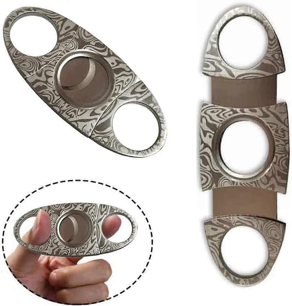 Udskiftningsblad til cigar cutter i Damaskusstål