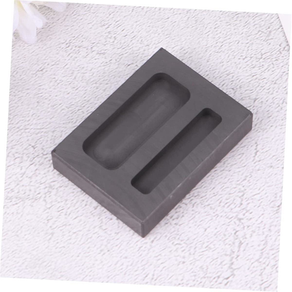 2 st Graphite Smyckesformar 2 Fack Förädling Skrotstav Kombinationsform Metalltacka Form Graphite Form