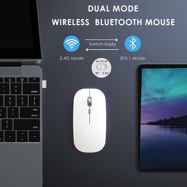 Mouse Jiggler Anti-Hibernate Auto-Move Cursor Virtuel Trådløs Bluetooth Mus Forhindrer Computer Lås