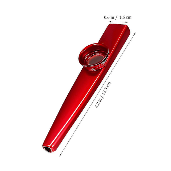 12 stk Kazooer Kazoo Instrument Metall Kazooer For Voksne Begynner Kazooer Ytelse Kazoo For Barn