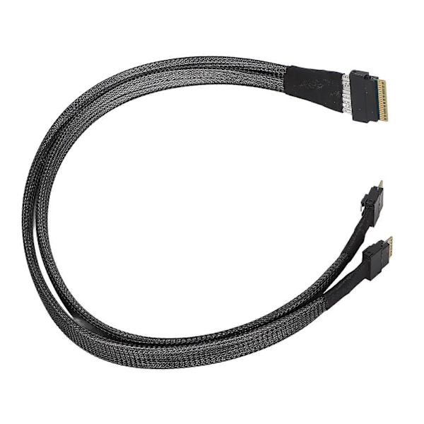 Mini SAS -kaapeli 24 Gbps Nopea tiedonsiirto SATA/ATA-liitäntä 0,5 m pituus SFF8654 8I - 2xSFF8654 4I -kaapeli