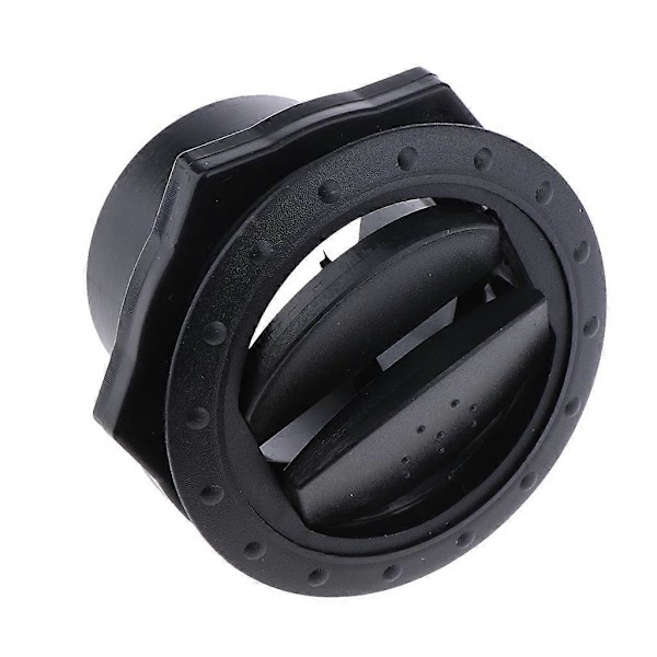 RV-veneen sisätilan sivukaton ilmanpoistoaukko tuuletusaukko musta 70x45mm