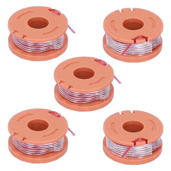 6-paknings erstatningsspoler for gresstrimmer, kompatibel med WORX WA0010