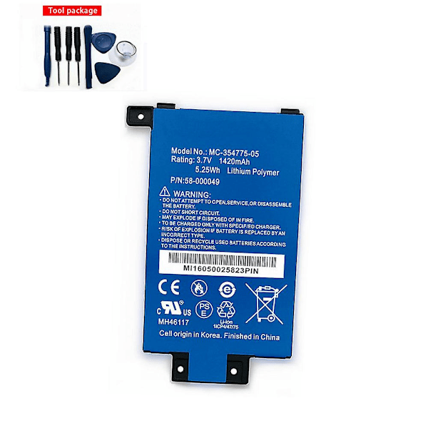 1420mah Mc-354775-05 S13-r1-d 58-000049 Batteri Kompatibel Med Amazon Kindle Paperwhite 2/3 Kpw2 Kpw3+spåra Numret+verktyg