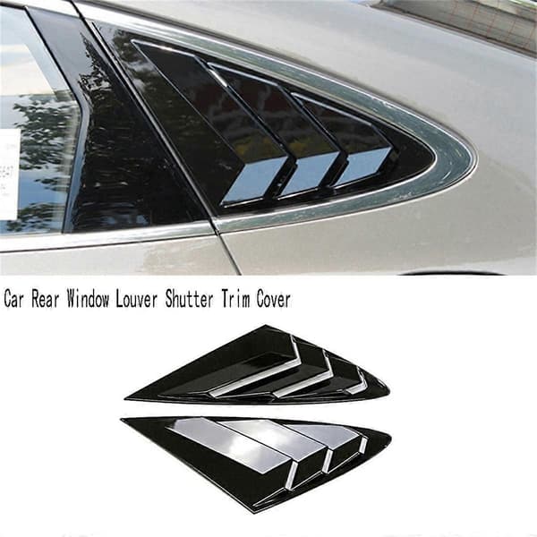 1 Par Bagagerumsrude Louver Shutter Trim Dæksel til Mach-E 2021-2023 Luftventil Scoop Skygge Dekoration
