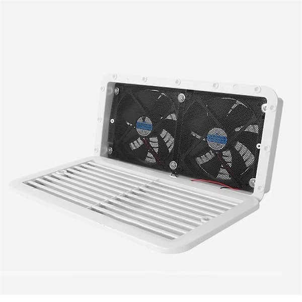 12V Campingvogn Ventilationsblæser Luftventil Ventilation Køling Udstødningsblæser Vandtæt RV Side Luftblæser RV S