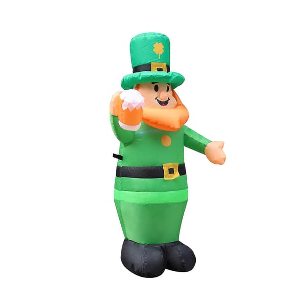 St. Patrick's Day Uppblåsbar Lysande Irländsk Högtidsdekoration