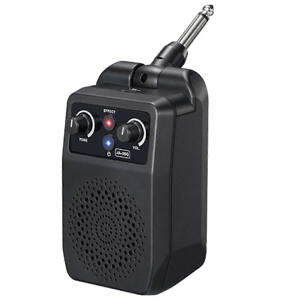 Mini sähkökitara vahvistin 5W Kannettava kitara vahvistin Bluetooth Sisäänrakennetut 4 efektit Ladattava pieni kitara vahvistin harjoitteluun