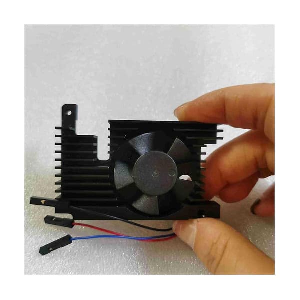 Til 4 Aluminiumlegering Radiator Raspberry Pi4 Generation 4B Beskyttelsesetui Køleventilator