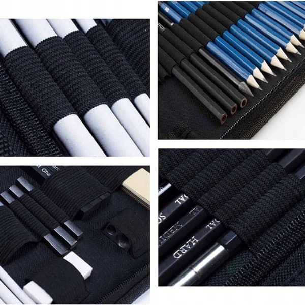 Complete Sketch and Drawing Set 32-in-1 for Beginners and Professionals
