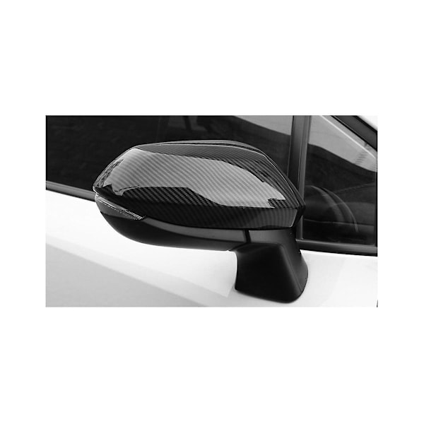 Ny Bakre Spegelfodral för 2019-2021 Kolfiber Backspegel Trim Cover