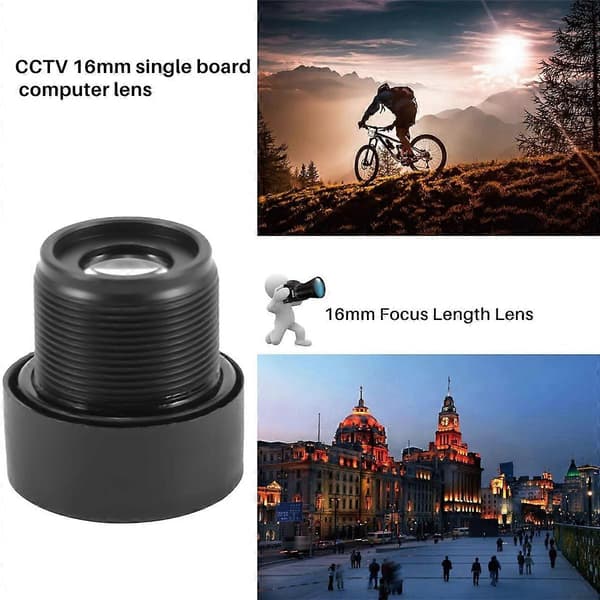 SODIAL(R) CCTV Säkerhetskamera 16mm Fokuslängd IR Board Lins