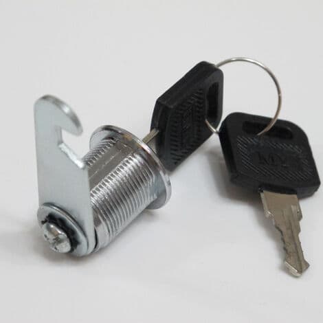 30 mm cylinderlås – dørlås til skab og postkasse – rustfrit stål – nem installation