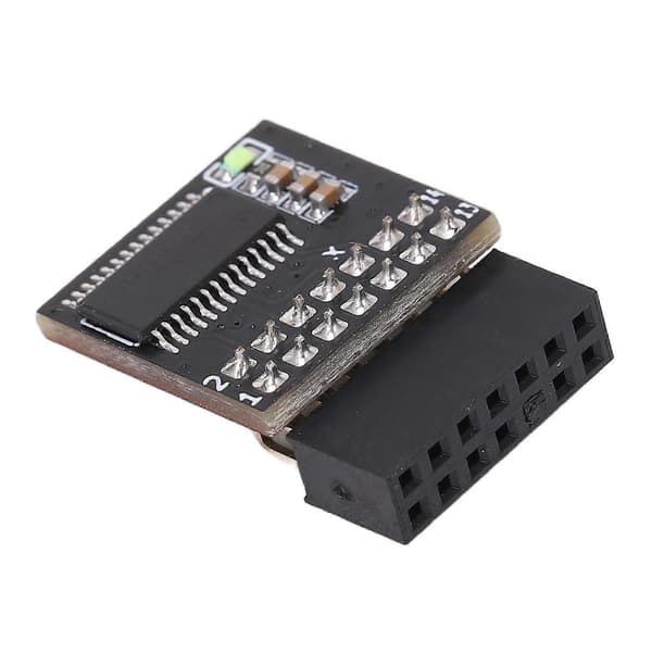 TPM 2.0 Modul LPC 14pin Fjernkort Krypteringssikkerhetskort Tilbehør for ASUS